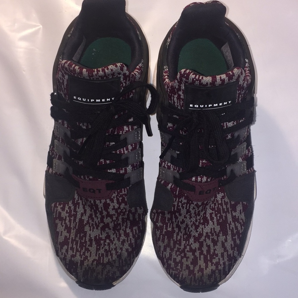 Maroon Adidas EQT